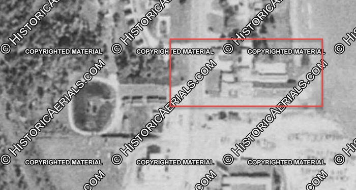 Holiday Motel - 1975 Aerial (newer photo)